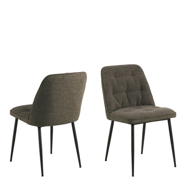 Rackhams Brooke Dining Chair in Taupe Set of 2 - 1 - image 1