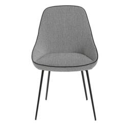 Rackhams Grey Fabric Chair 4082 - thumbnail 2
