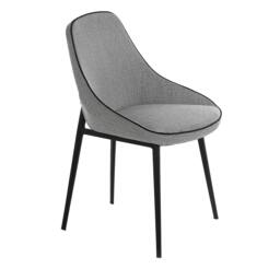 Rackhams Grey Fabric Chair 4082 - thumbnail 1