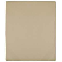 Rackhams Jersey Fitted Sheets 2 pcs Taupe 160x200 cm Cotton - thumbnail 1