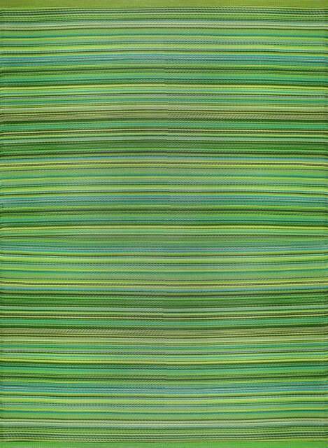 Rackhams Rainbow Outdoor Rug Green - 1020 - 120X160 cm - image 1