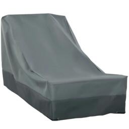 Rackhams Rectangular Patio Furniture Cover for Chairs Water UV Resistant Protection 600D Oxford Fabric Rattan Lounge Clean Cover, 200 x 86 x 82cm - thumbnail 1