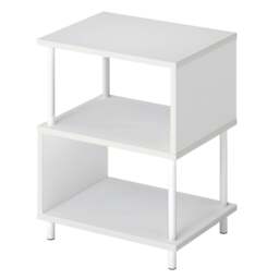 Rackhams Side Table 3 Tier Small Bedside Sofa End Table Storage Shelves Modern - thumbnail 1