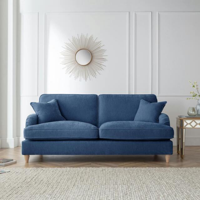 Rackhams The Swift 3 Seater Sofa - Navy - image 1