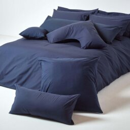 Rackhams Egyptian Cotton Housewife Pillowcase 200 TC, King Size - Dark Grey - thumbnail 6