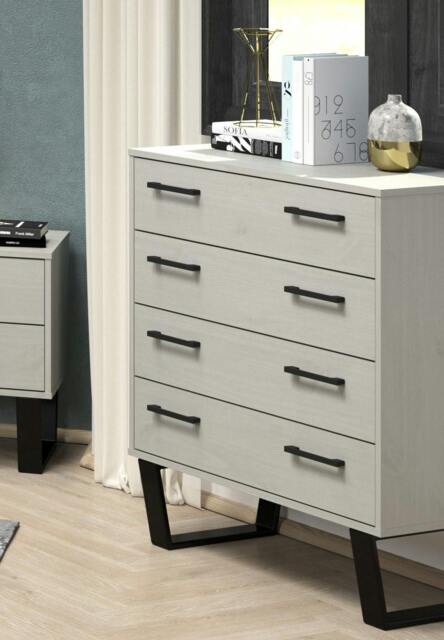 Rackhams Texas 4 Drawer Chest of Drawers - grey waxed pine - image 1
