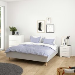 Rackhams Sofia Nightstand 2 Drawers White - White - Manufactured wood - 1 - thumbnail 6