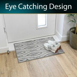 Rackhams Harmony Machine Washable Entrance Doormat - 50x75cm - Eyes - thumbnail 5