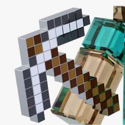 Rackhams Minecraft Steve Figurine 5701272 - thumbnail 4