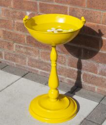 Rackhams Ornamental Free Standing, Weather Resistant, Pedestal Style, Easy Assemble Bird Bath - thumbnail 3