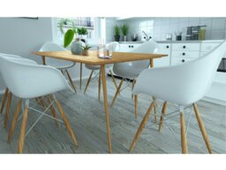 Rackhams Monza Table 160 centimeter in Oak/Oak - Brown - thumbnail 2