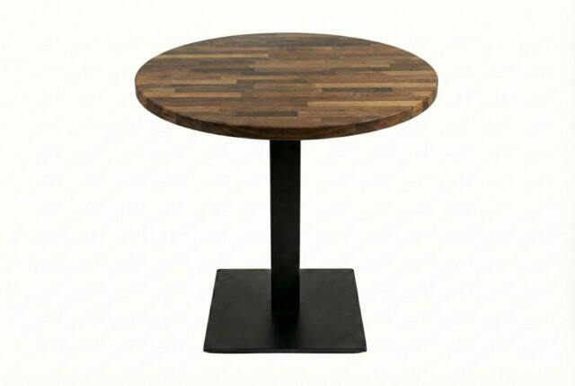 Rackhams Staved Walnut Round Pedestal Table (Table Top Only) - 1000mm