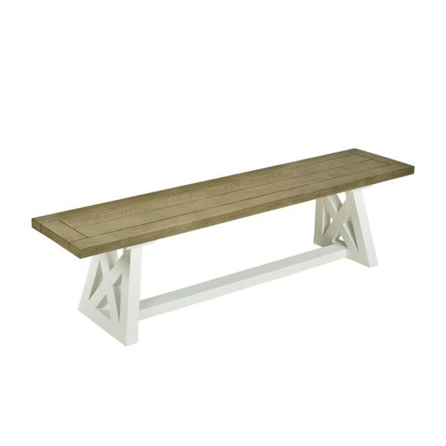 Rackhams Oxford Bench Wooden Dining Bench Seat - 180cm long - image 1