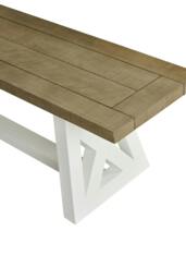 Rackhams Oxford Bench Wooden Dining Bench Seat - 180cm long - thumbnail 5