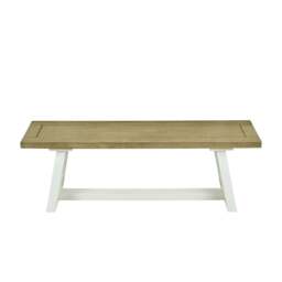Rackhams Oxford Bench Wooden Dining Bench Seat - 180cm long - thumbnail 3