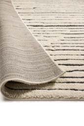 Rackhams Natural Woodgrain Look Rug - Cream & Dark Grey - 80X150 cm - thumbnail 2