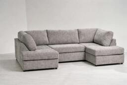 Rackhams Bovena U Shape Sofa - Grey Kensington - thumbnail 2