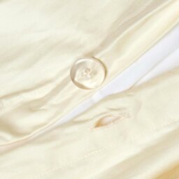 Rackhams Premium 1000 TC Egyptian Cotton Sateen Weave Duvet Cover Set - Moonlight Beige - King - thumbnail 4