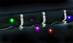 Rackhams String Lights Black Rubber IP65 5m/40 LED Col Chan - thumbnail 2