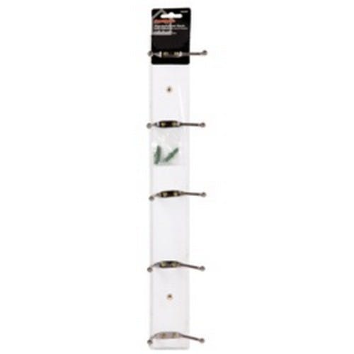 Rackhams Coat Rack - White - 490mm x 65mm x 12mm - White - 100% Mixed