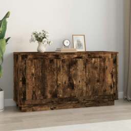Rackhams Sideboard Smoked Oak 102x35x55 cm Engineered Wood