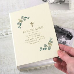 Rackhams Personalised Botanical Cross 6x4 Photo Album with Sleeves - thumbnail 2