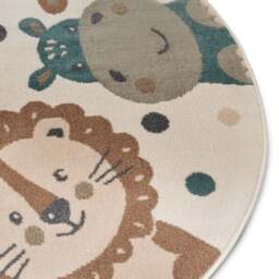 Rackhams Adventures Children's Animal Party Rug - Ø 100 cm - thumbnail 2