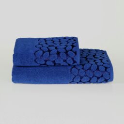 Rackhams Cotton Towel Set - 480 GSM - Hand & Bath Towels - Ultra Soft & Absorbent - Dark Blue - Cotton - 1 - Dark Blue