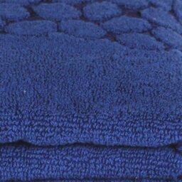 Rackhams Cotton Towel Set - 480 GSM - Hand & Bath Towels - Ultra Soft & Absorbent - Dark Blue - Cotton - 1 - Dark Blue - thumbnail 2