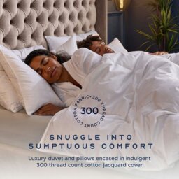Rackhams Hungarian Goose Down Duvet, 2 Soft Pillows - Super King - 4.5 - thumbnail 2