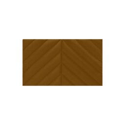 Rackhams Rose Double Headboard - Saffron - Saffron