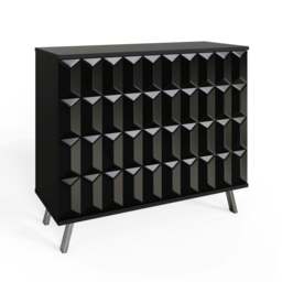 Rackhams Frank Olsen Elevate Small Sideboard - Black - thumbnail 1