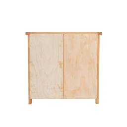 Rackhams Lugo Waxed 2 Drawer 2 Door Sideboard Wood Knob - Light Brown - thumbnail 2