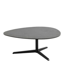 Rackhams Barnsley Black Ceramic Coffee Table 100x95x41 cm - 1 - Black - Black - thumbnail 2