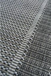 Rackhams Denver Grey Bordered Indoor & Outdoor Rug - 80X200 cm - thumbnail 3
