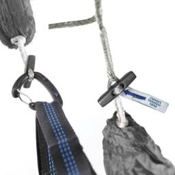 Rackhams Sub 6 Hammock - Ultralight Compact Travel Hammock - Charcoal - One Size - thumbnail 3