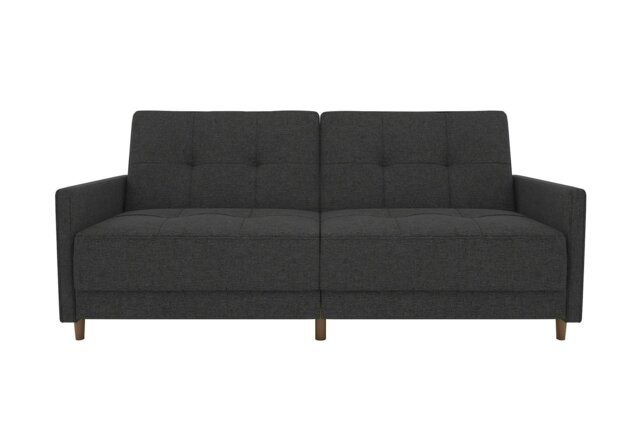 Rackhams Andora sprung sofa bed in fabric grey - Grey - image 1