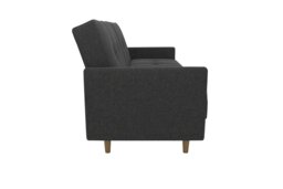 Rackhams Andora sprung sofa bed in fabric grey - Grey - thumbnail 3