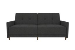 Rackhams Andora sprung sofa bed in fabric grey - Grey - thumbnail 1
