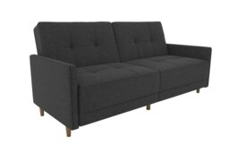 Rackhams Andora sprung sofa bed in fabric grey - Grey - thumbnail 2