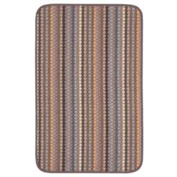 Rackhams Washable Beige Stripe Mats - 67X200 cm - thumbnail 2