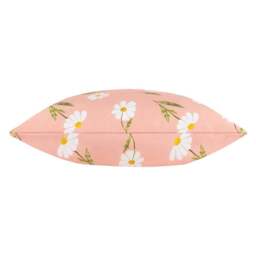 Rackhams Reversible Daisies Floral Outdoor Cushion Cover - Pink - 43cm x 43cm - Pink - 100% Polyester - thumbnail 2