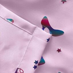 "Rackhams Pink Kids Curtain with Unicorns - Room Darkening, Energy Saving Eyelet Header - Ideal for Childrens Rooms - Pink - 72"" (183cm) - 66"" (168cm)" - thumbnail 4