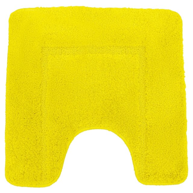 Rackhams Mayfair Microfibre Pedestal Mat Antislip - Yellow - image 1