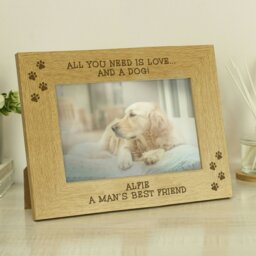 Rackhams Personalised Pet 6x4 Photo Frame - thumbnail 1