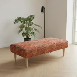Rackhams Designer Hallway Seating Bench – Contemporary Upholstered Footrest - Handcrafted UK Bench by istools - 40 x 18 Inches (102 x 46cm) - thumbnail 6