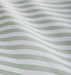 Rackhams Pencil Stripe Sage Duvet Cover Set - Super King - thumbnail 3