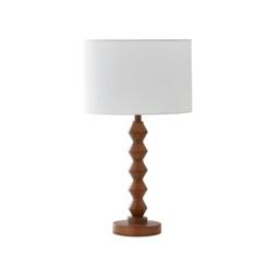 Rackhams Trezza Walnut Table Lamp - thumbnail 3