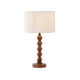 Rackhams Trezza Walnut Table Lamp - thumbnail 1