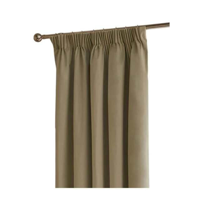 Rackhams Ultimate Velvet Eyelet Curtains - Mocha - 229cm x 137cm - Mocha - 100% Polyester - image 1